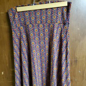 Lula Roe Colorful & Eye Catching Skirt - Medium